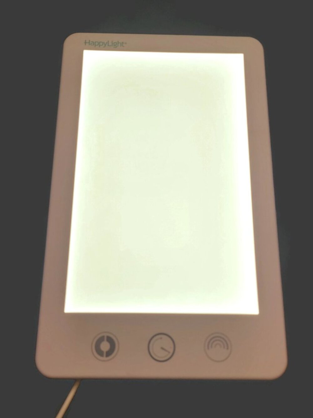 Verilux HappyLight VT42 LED White Light Lamp With Power Adapter No Stand